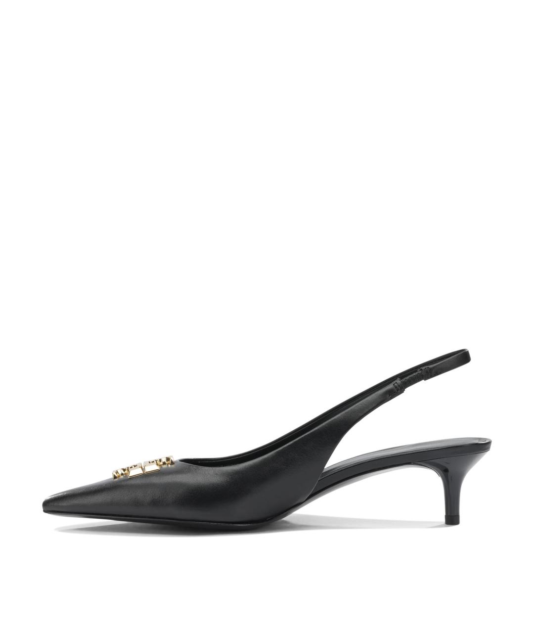 TORY BURCH Черные кожаные туфли, фото 3