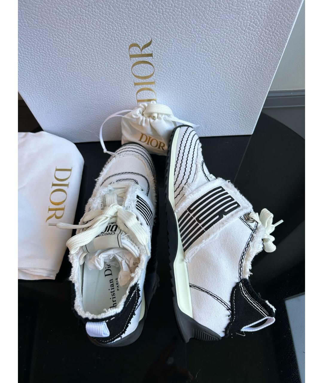 CHRISTIAN DIOR Белые кроссовки, фото 5