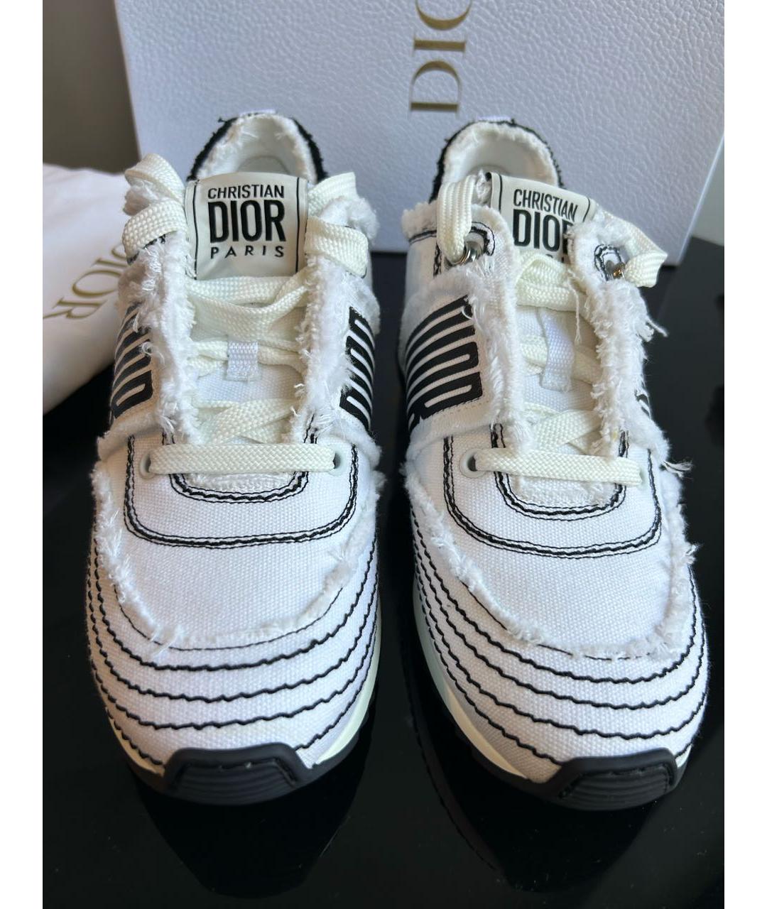 CHRISTIAN DIOR Белые кроссовки, фото 3