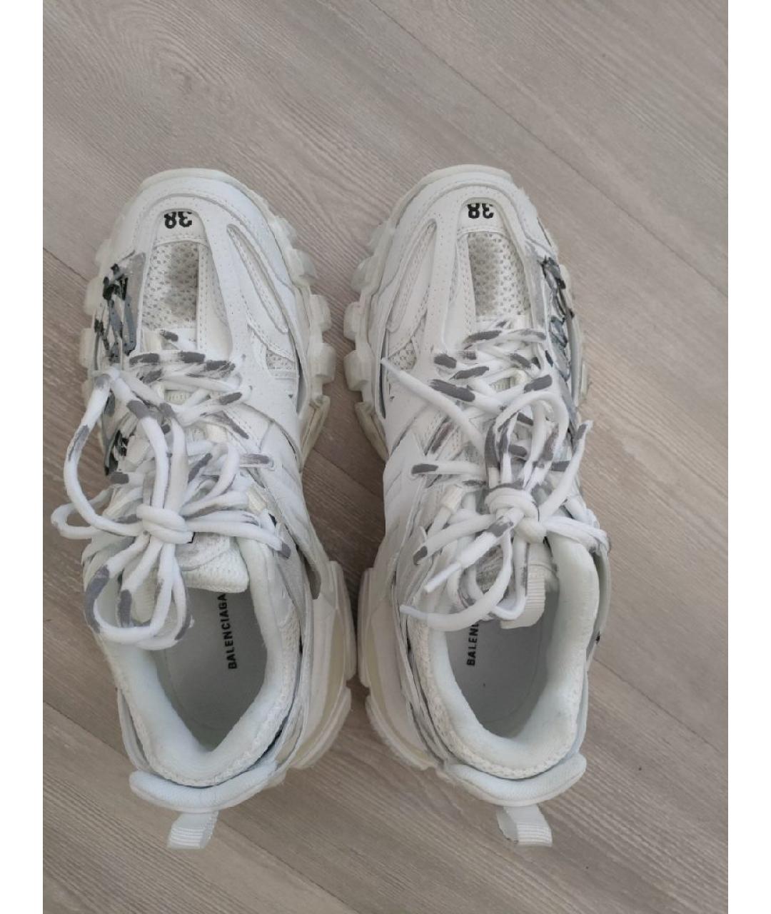 BALENCIAGA Белые кроссовки, фото 3