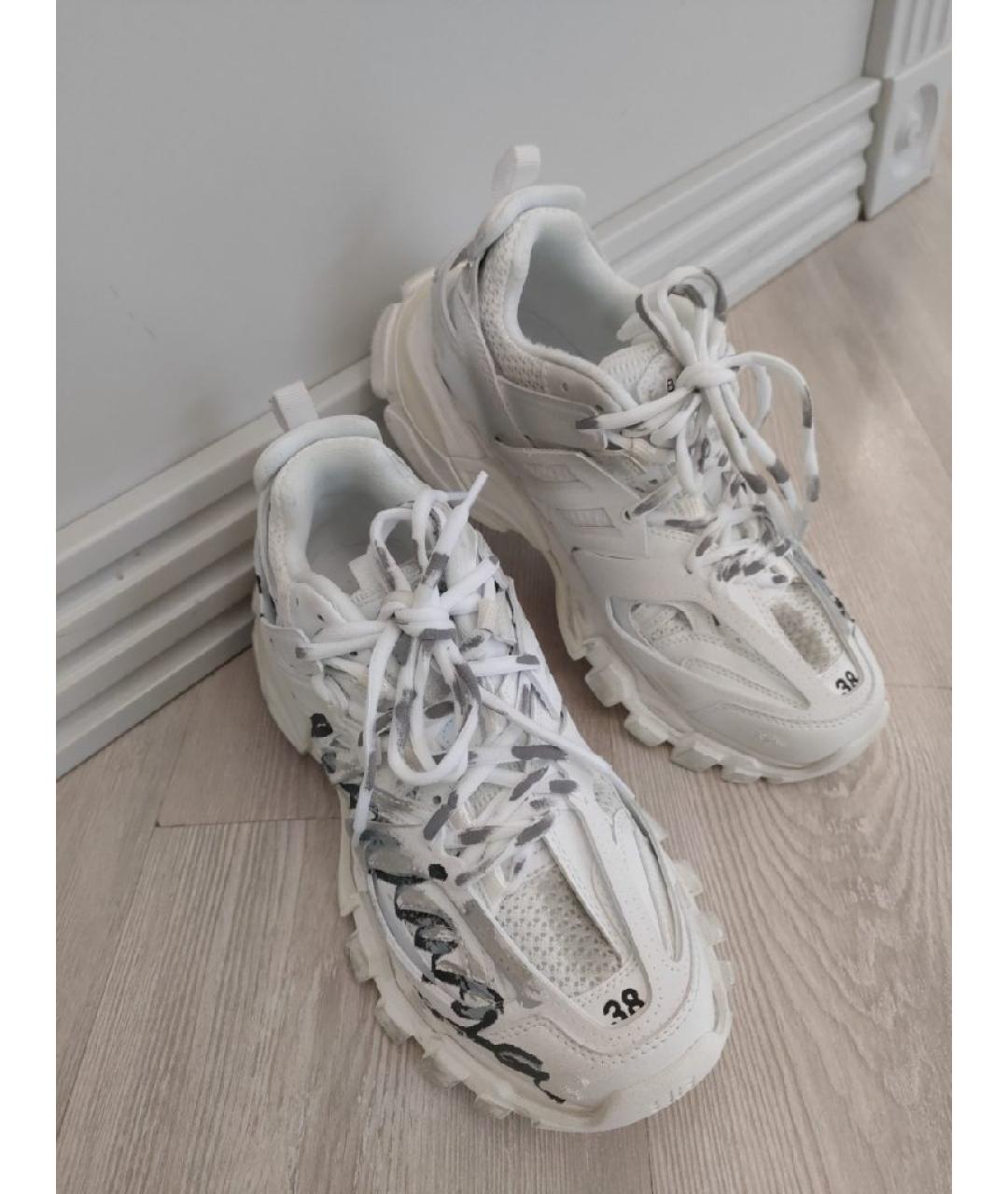 BALENCIAGA Белые кроссовки, фото 5