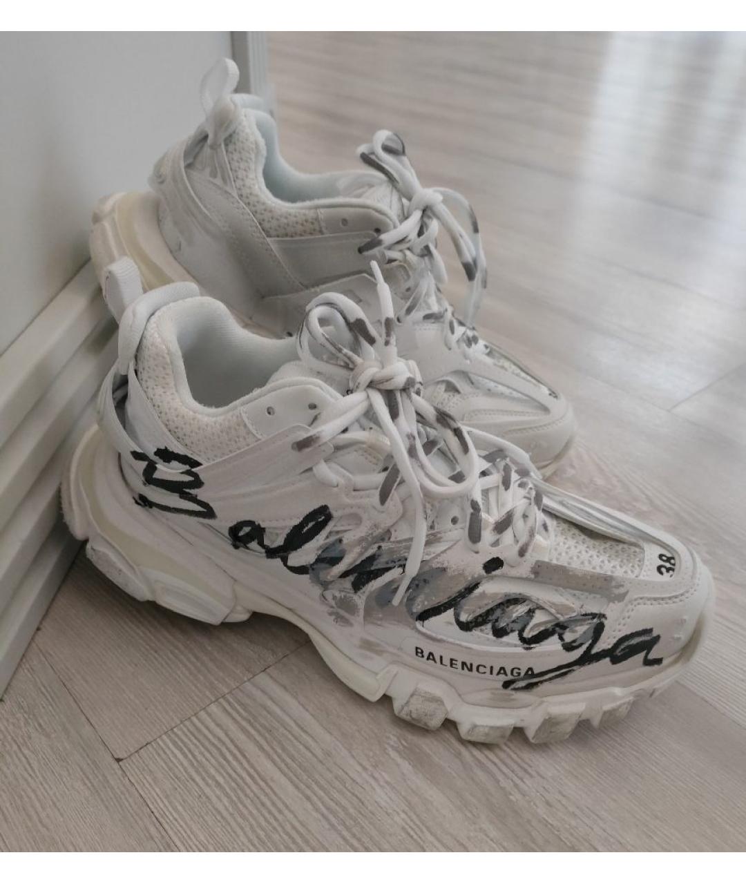 BALENCIAGA Белые кроссовки, фото 6