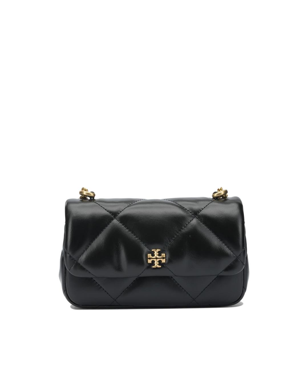 TORY BURCH Черная кожаная сумка через плечо, фото 1