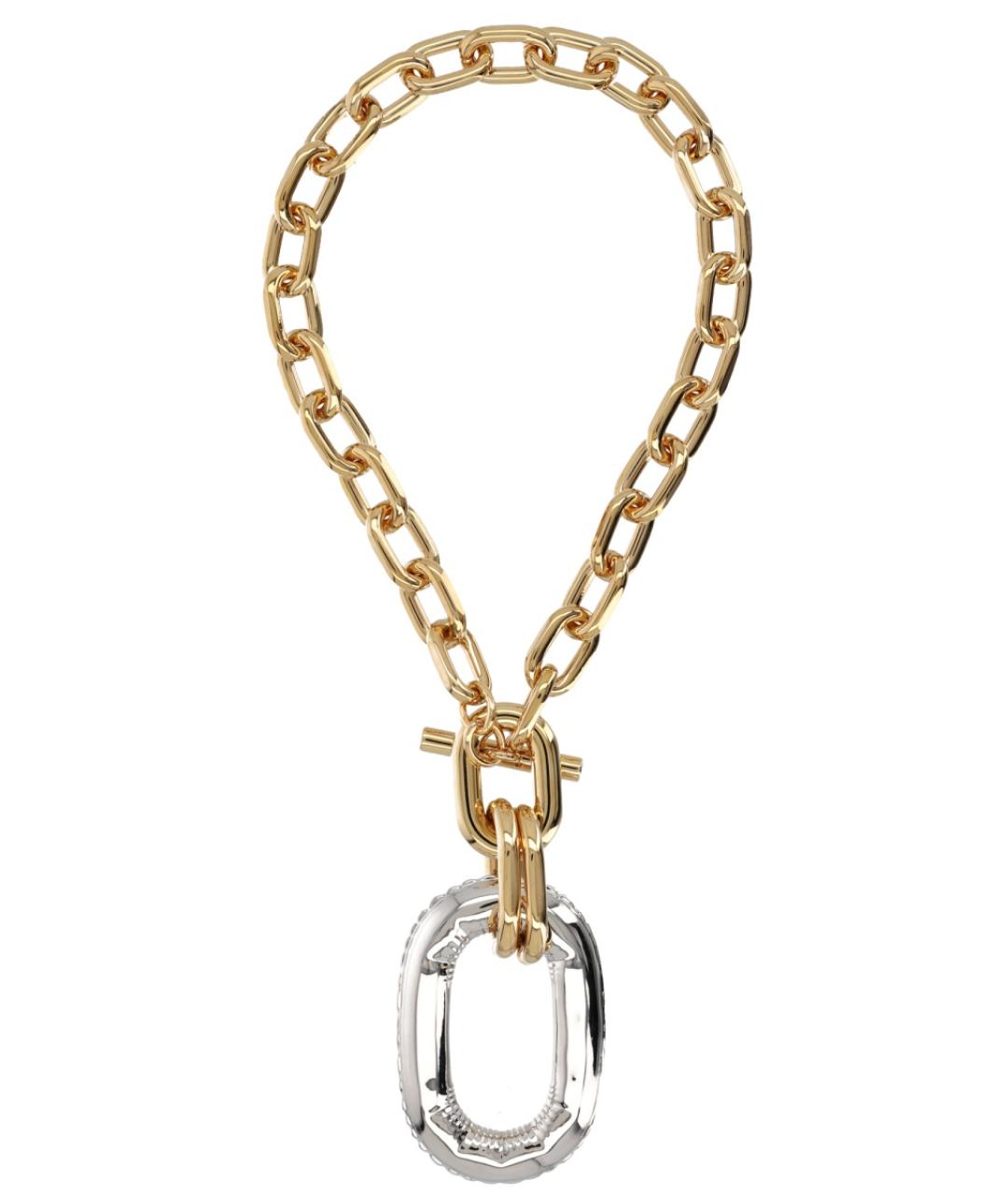 PACO RABANNE Золотое колье, фото 2