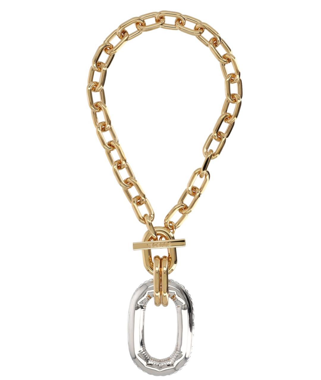 PACO RABANNE Золотое колье, фото 1