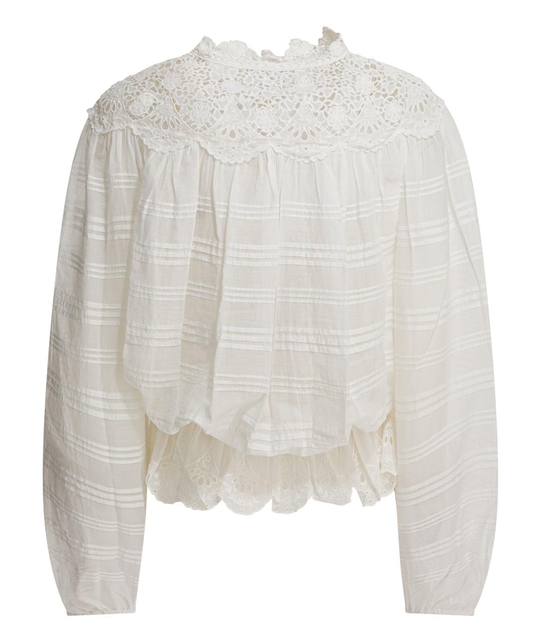 ISABEL MARANT Белая хлопковая блузы, фото 2