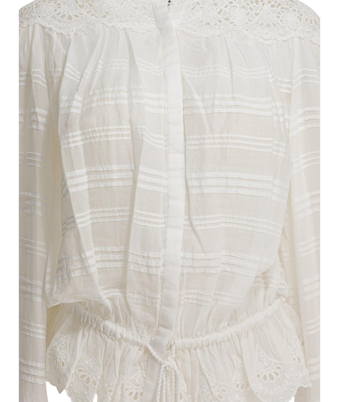 ISABEL MARANT Белая хлопковая блузы, фото 3