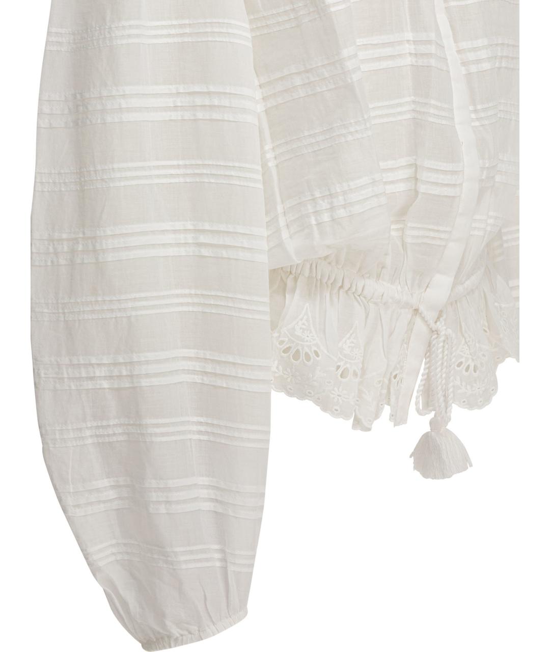 ISABEL MARANT Белая хлопковая блузы, фото 4