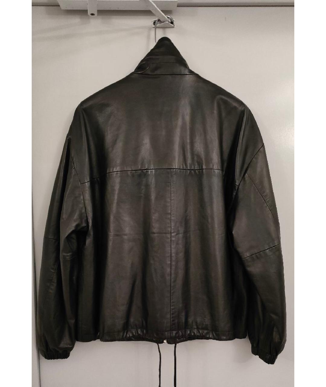 HAIKURE Черная кожаная куртка, фото 2