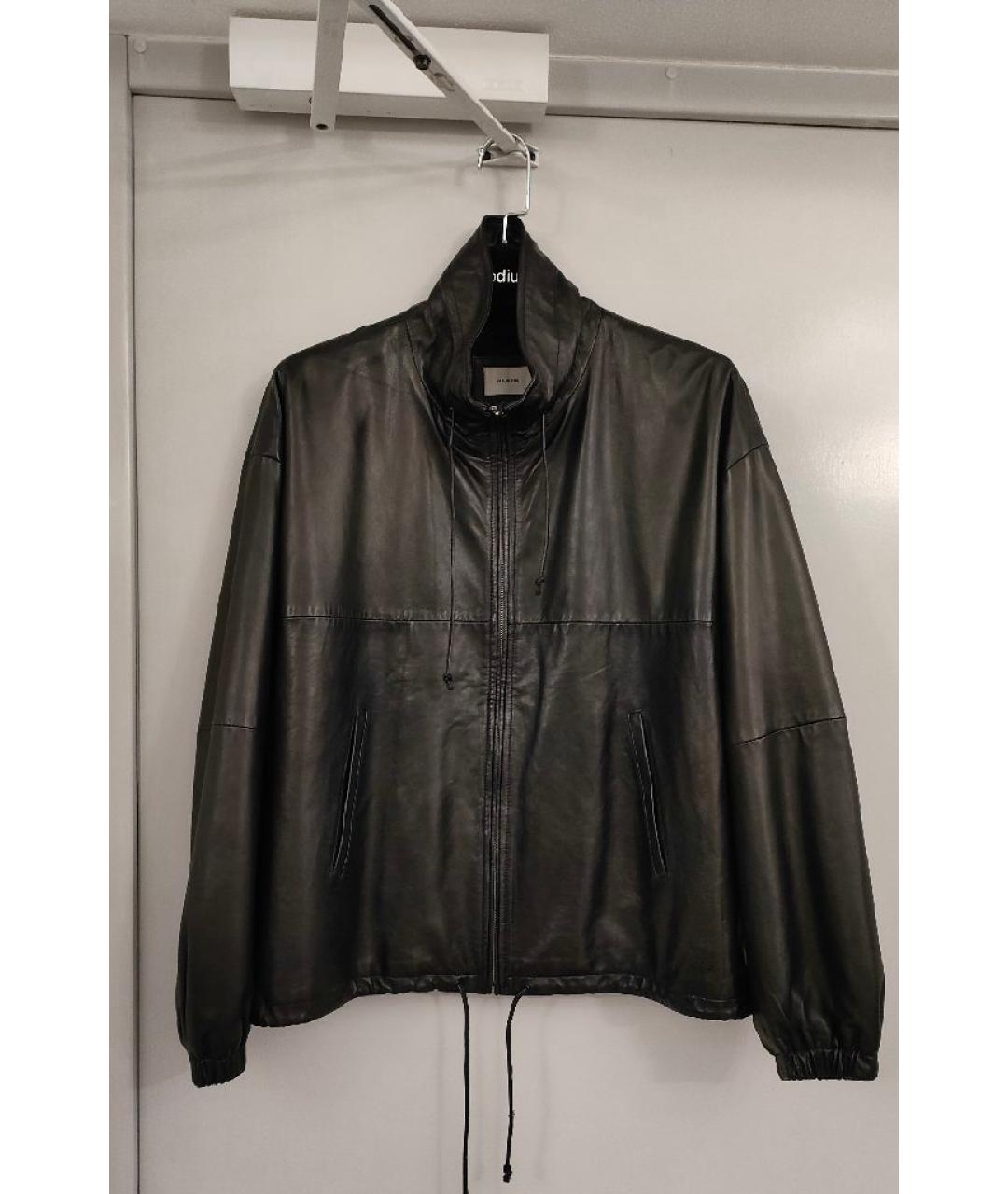 HAIKURE Черная кожаная куртка, фото 5