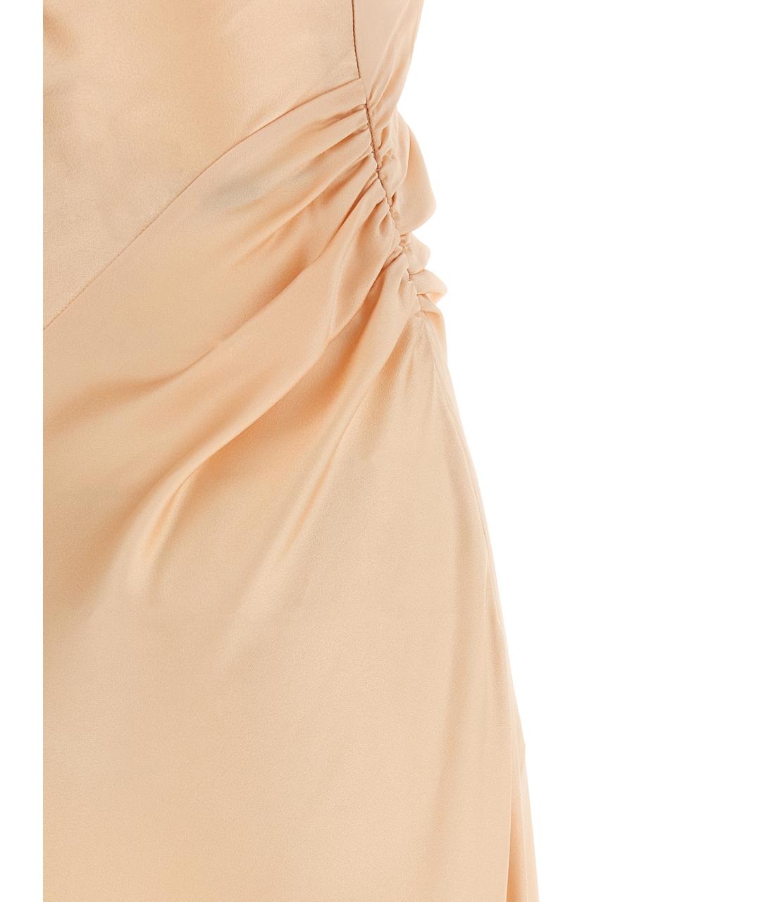 VICTORIA BECKHAM Розовое ацетатное коктейльное платье, фото 4