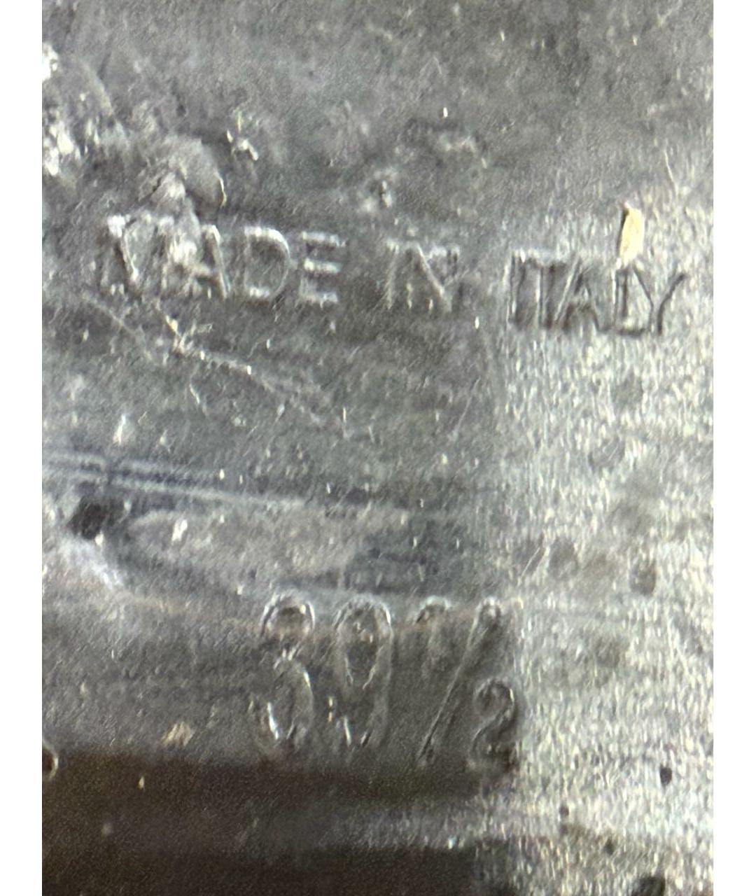 SAINT LAURENT Темно-синие замшевые ботинки, фото 5