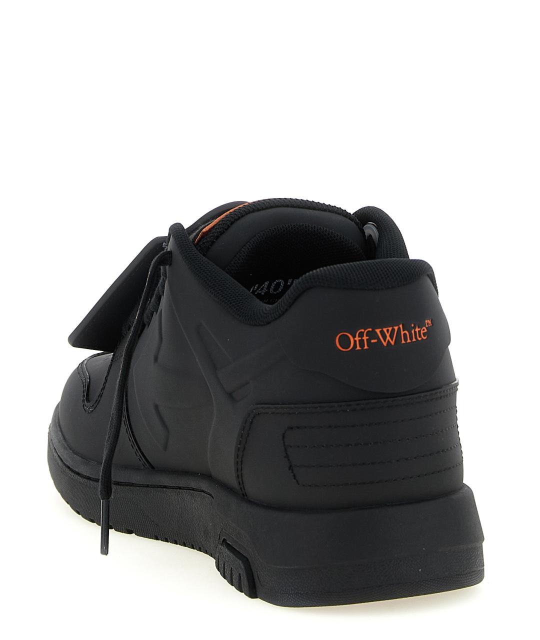 OFF-WHITE Черные низкие кроссовки / кеды, фото 4