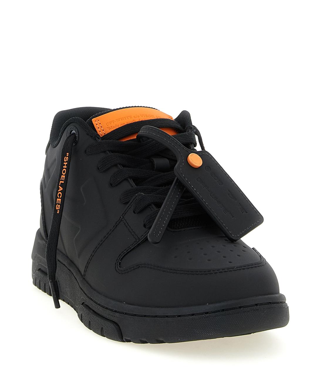 OFF-WHITE Черные низкие кроссовки / кеды, фото 3