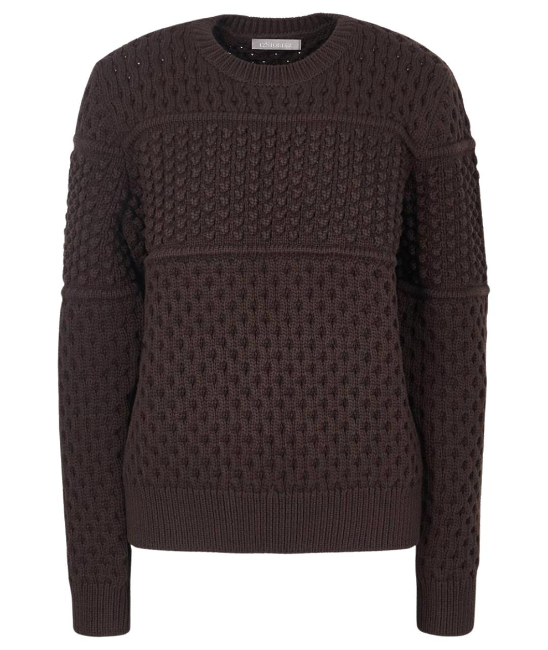 12 STOREEZ Коричневый хлопковый джемпер / свитер, фото 1