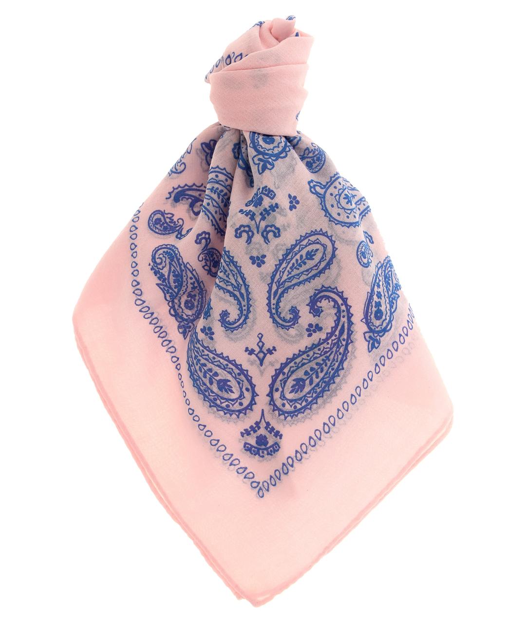 POLO RALPH LAUREN Розовый хлопковый шарф, фото 1