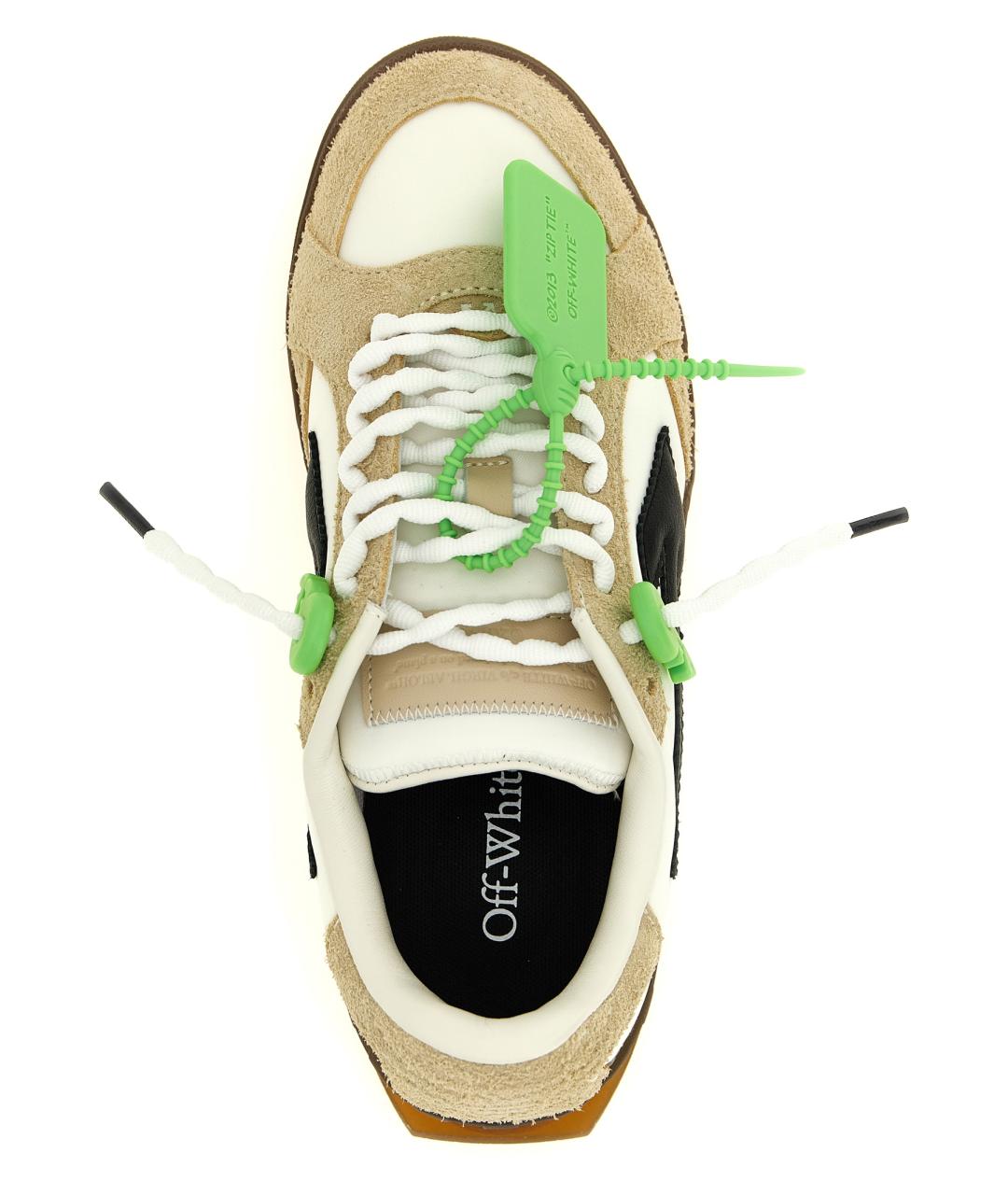 OFF-WHITE Мульти синтетические кеды, фото 5