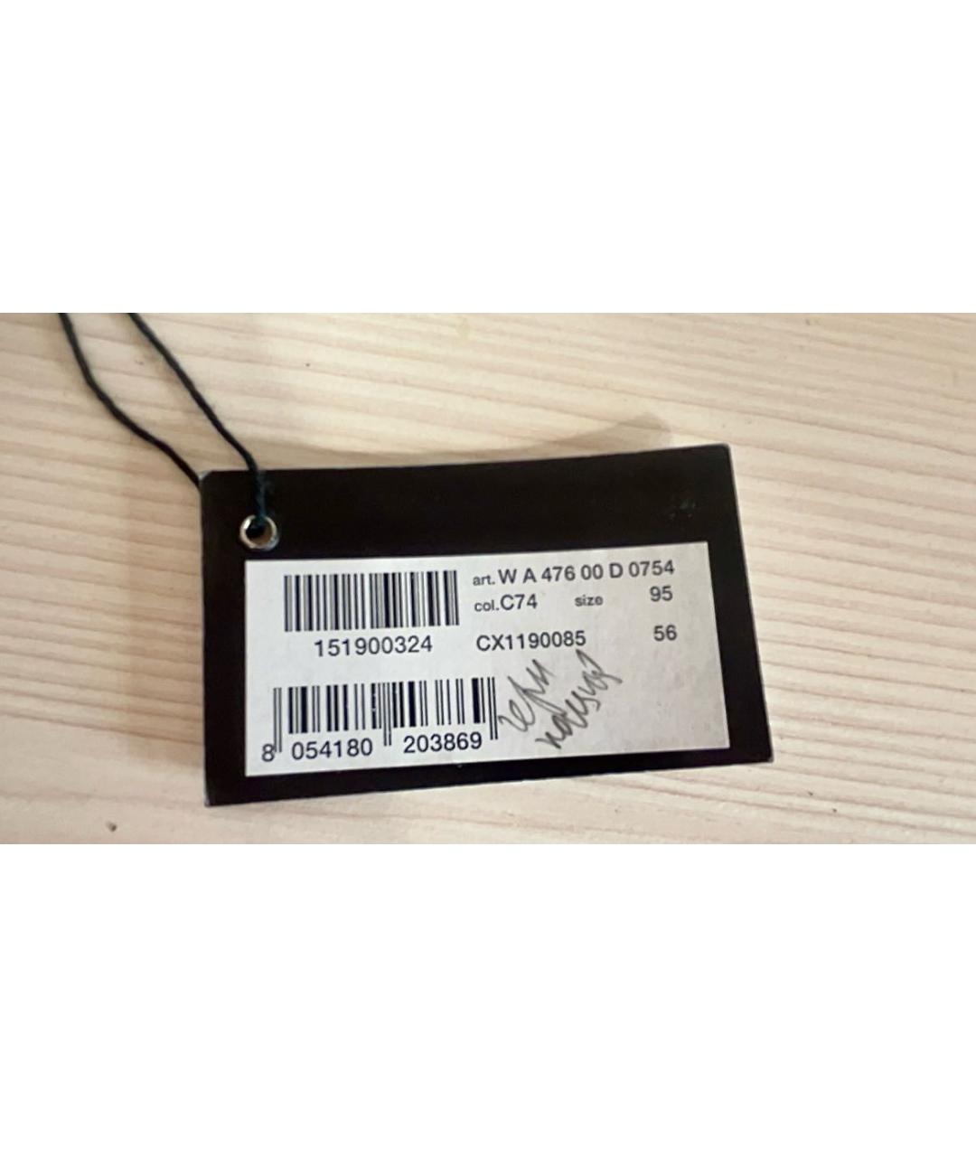 LOVE MOSCHINO Черный кожаный ремень, фото 4