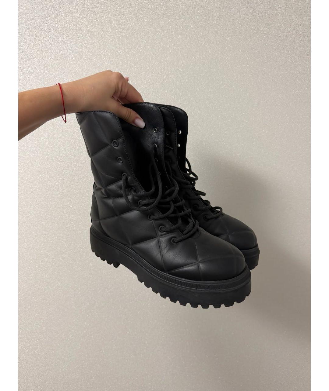 LE SILLA Черные кожаные ботинки, фото 6