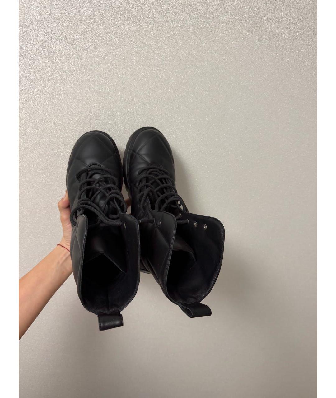 LE SILLA Черные кожаные ботинки, фото 3