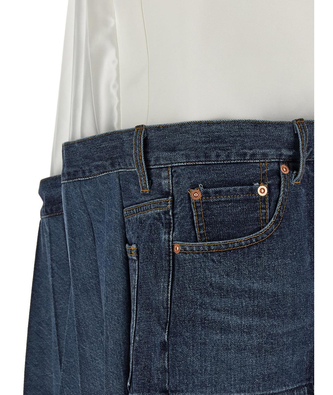 SACAI Мульти хлопковое повседневное платье, фото 4