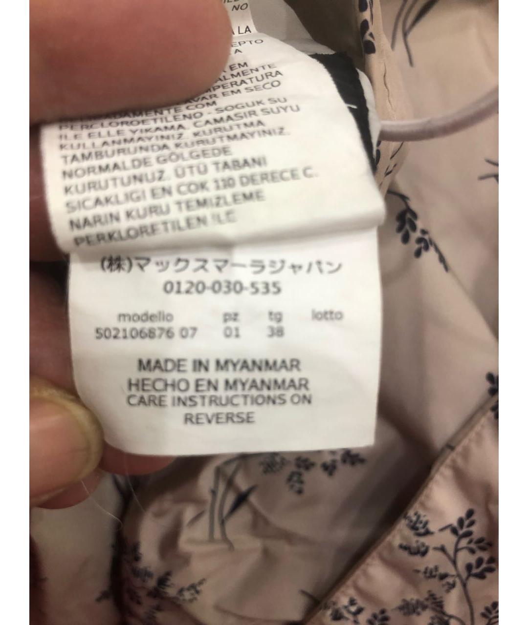 WEEKEND MAX MARA Черный полиамидовый тренч/плащ, фото 8