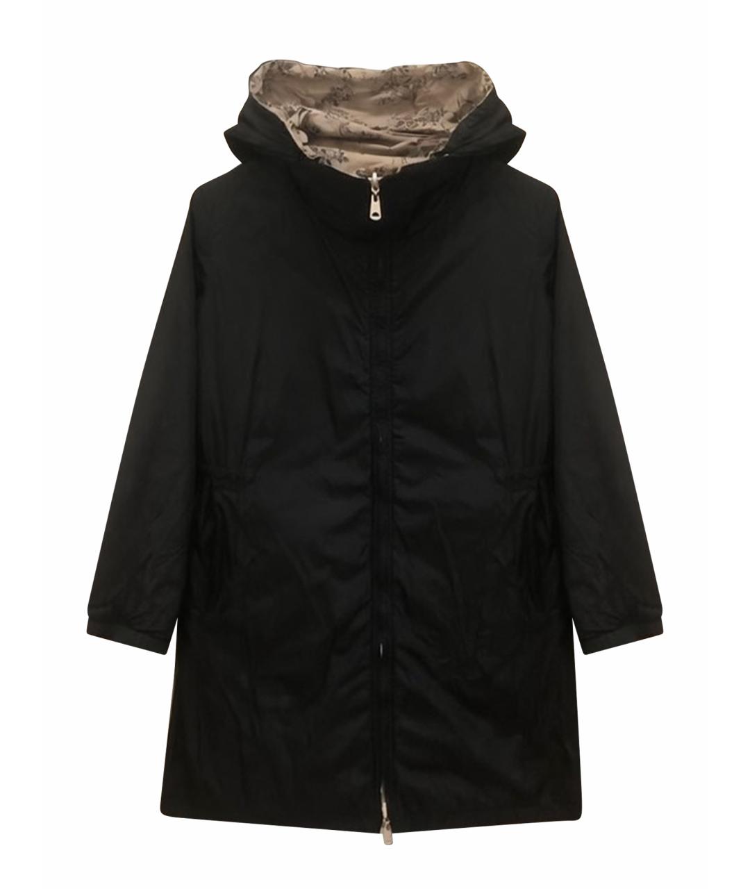 WEEKEND MAX MARA Черный полиамидовый тренч/плащ, фото 1