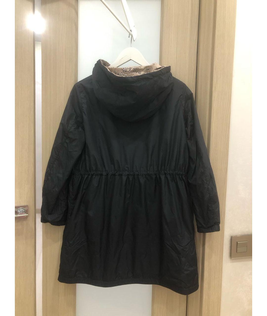 WEEKEND MAX MARA Черный полиамидовый тренч/плащ, фото 2