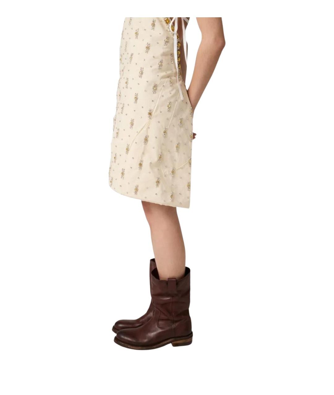 MIU MIU Бордовые кожаные ботинки, фото 2