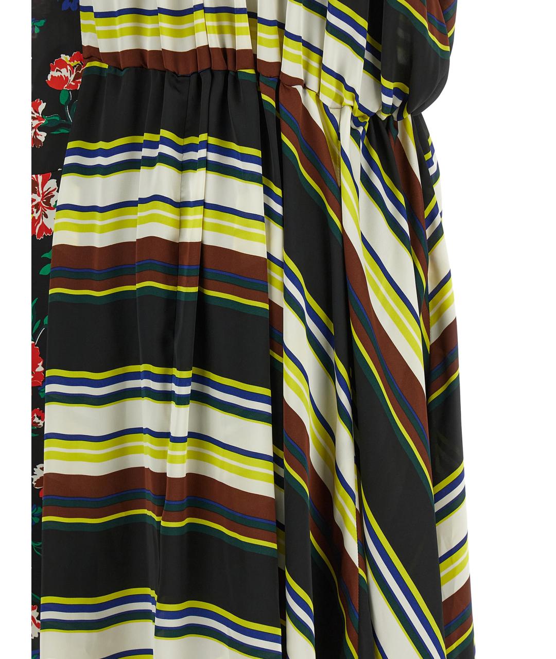 SACAI Мульти полиэстеровое платье, фото 4