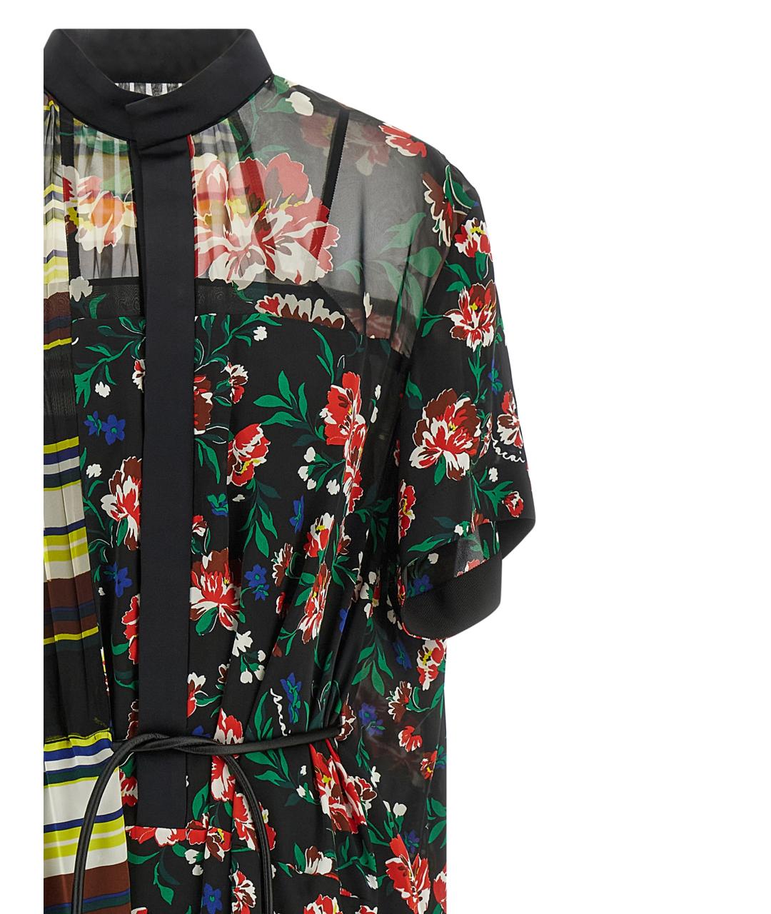 SACAI Мульти полиэстеровое платье, фото 3