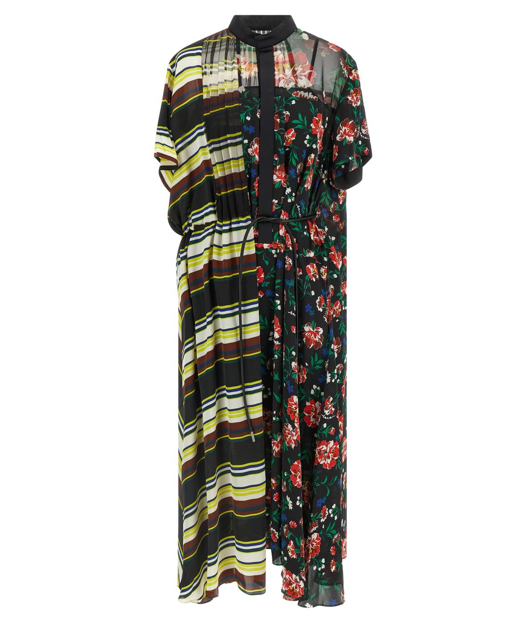 SACAI Мульти полиэстеровое платье, фото 1