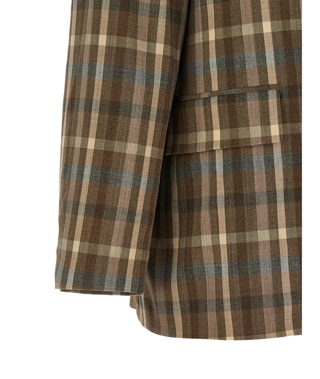 AURALEE Коричневый шерстяной жакет/пиджак, фото 4