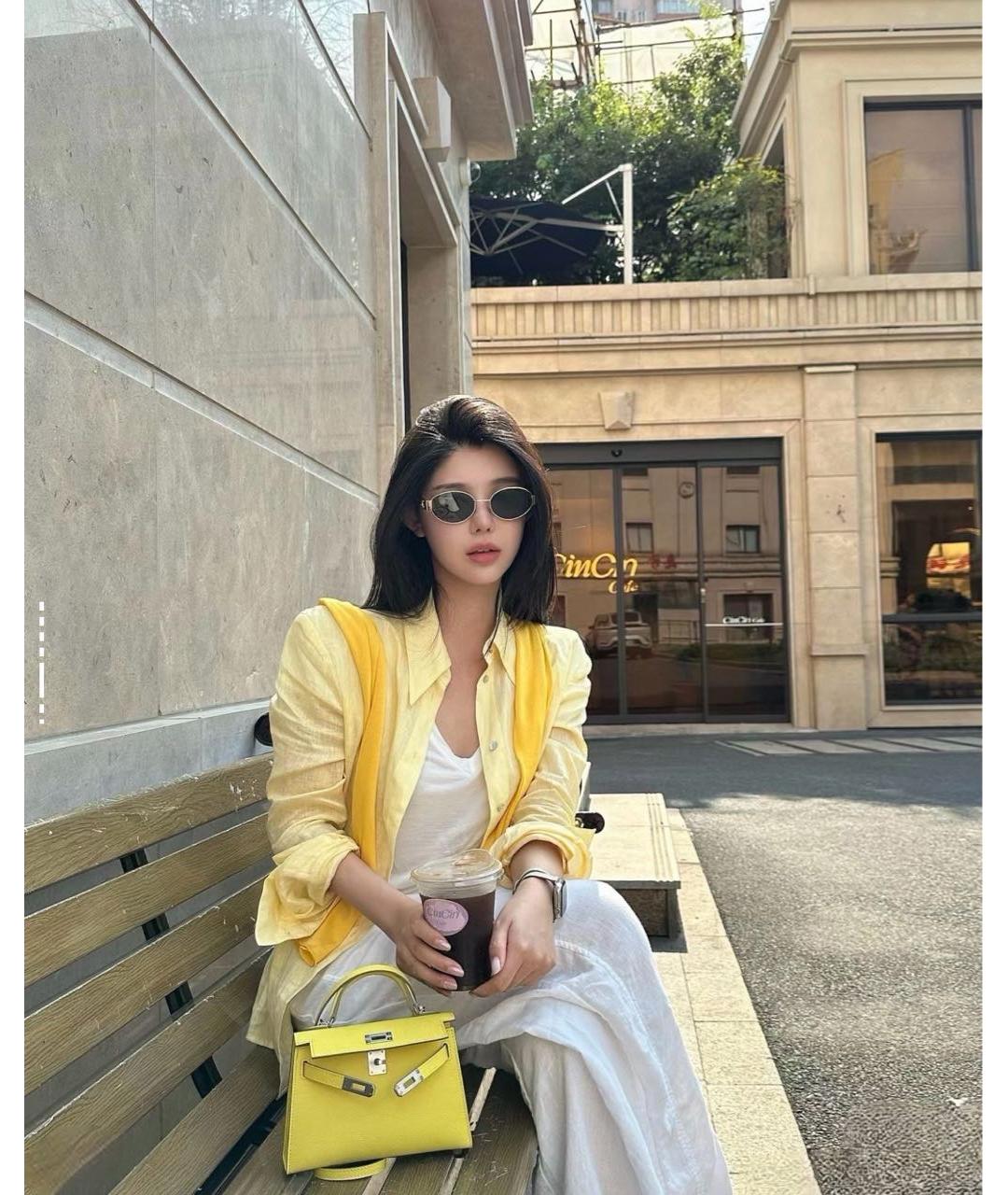 CELINE Золотые металлические солнцезащитные очки, фото 4