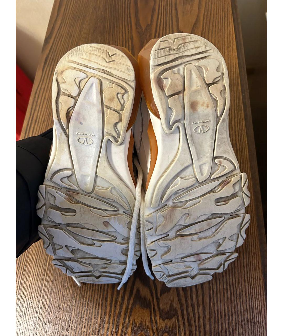 VALENTINO Белые кожаные кроссовки, фото 5