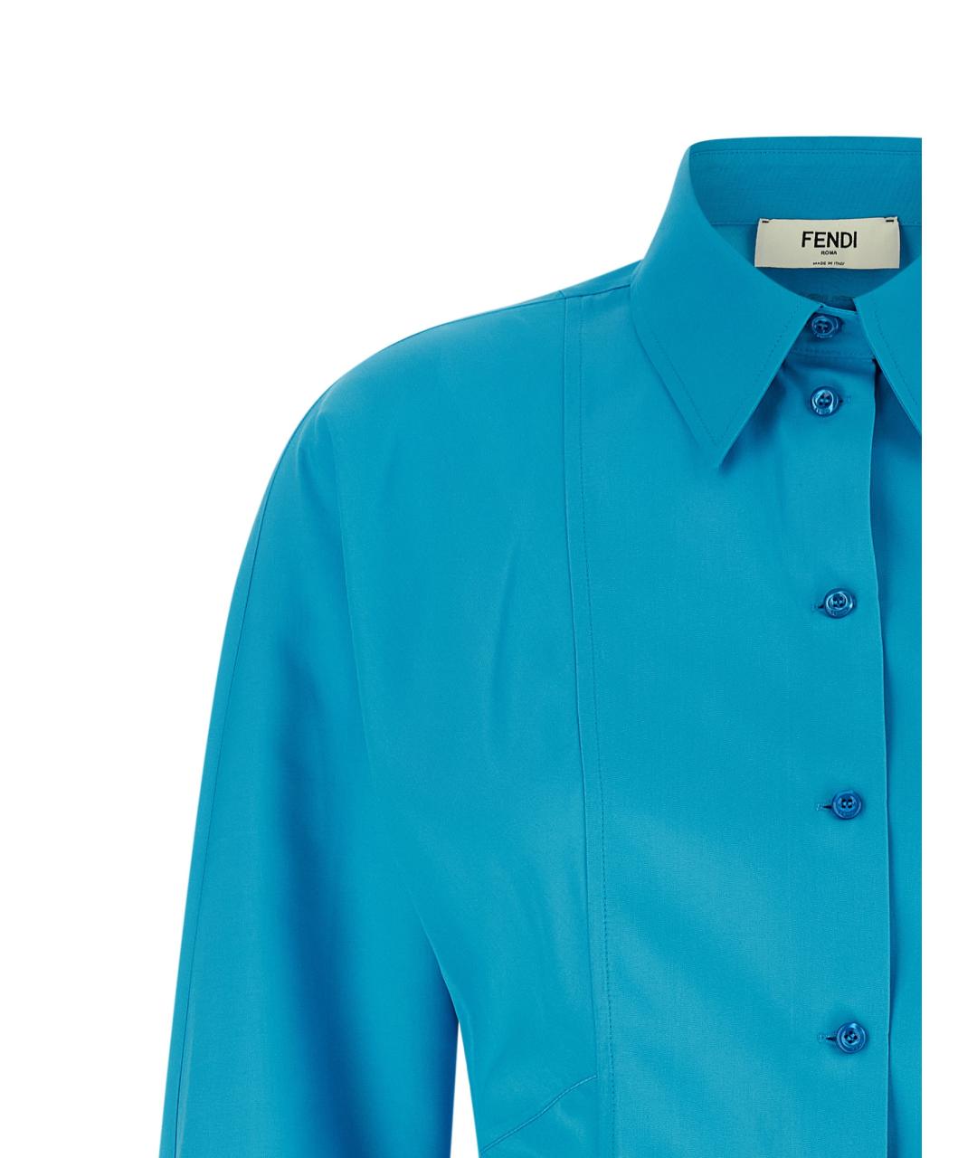 FENDI Бирюзовое повседневное платье, фото 3