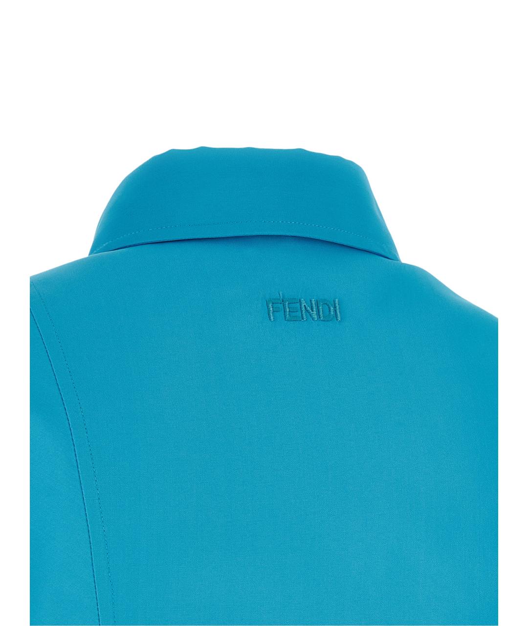 FENDI Бирюзовое повседневное платье, фото 5