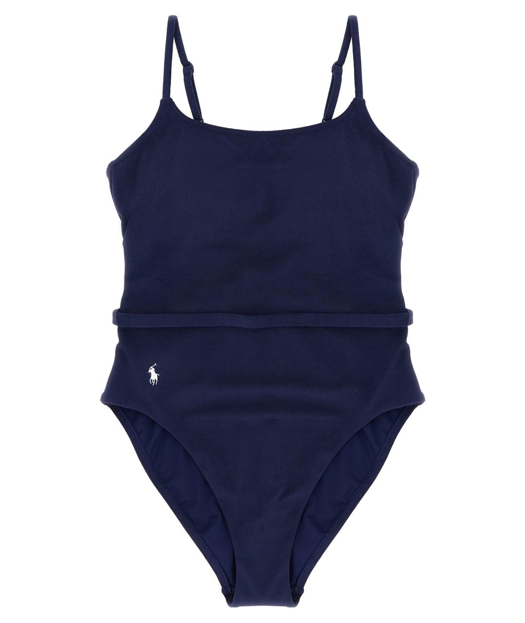 POLO RALPH LAUREN Синий полиэстеровый купальник, фото 1