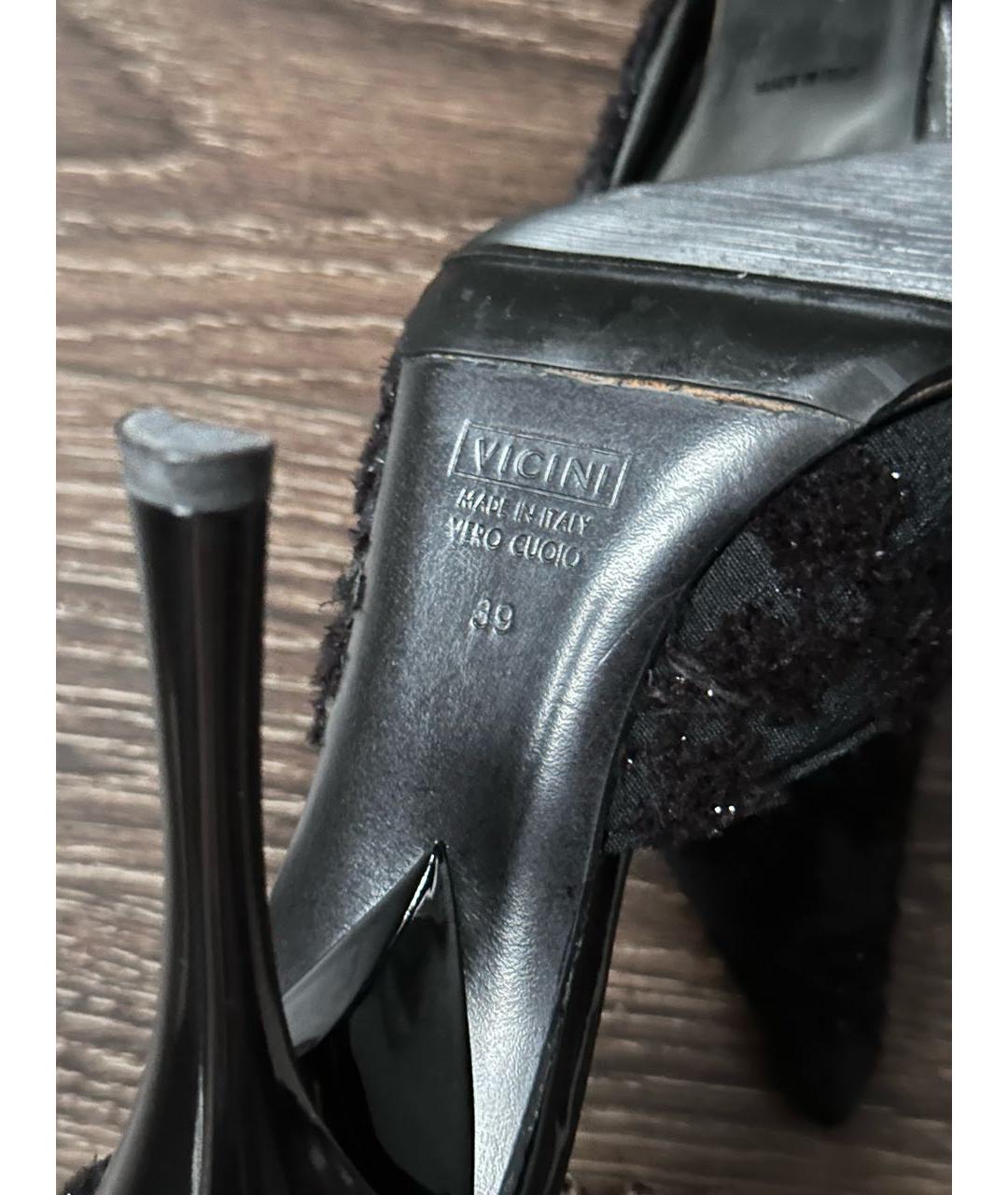VICINI Черные туфли, фото 4