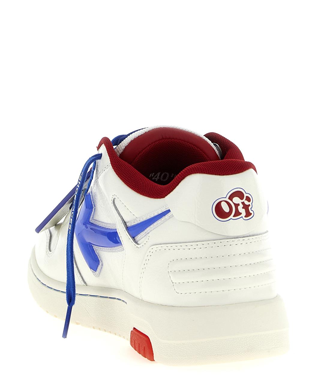 OFF-WHITE Белые низкие кроссовки / кеды, фото 4