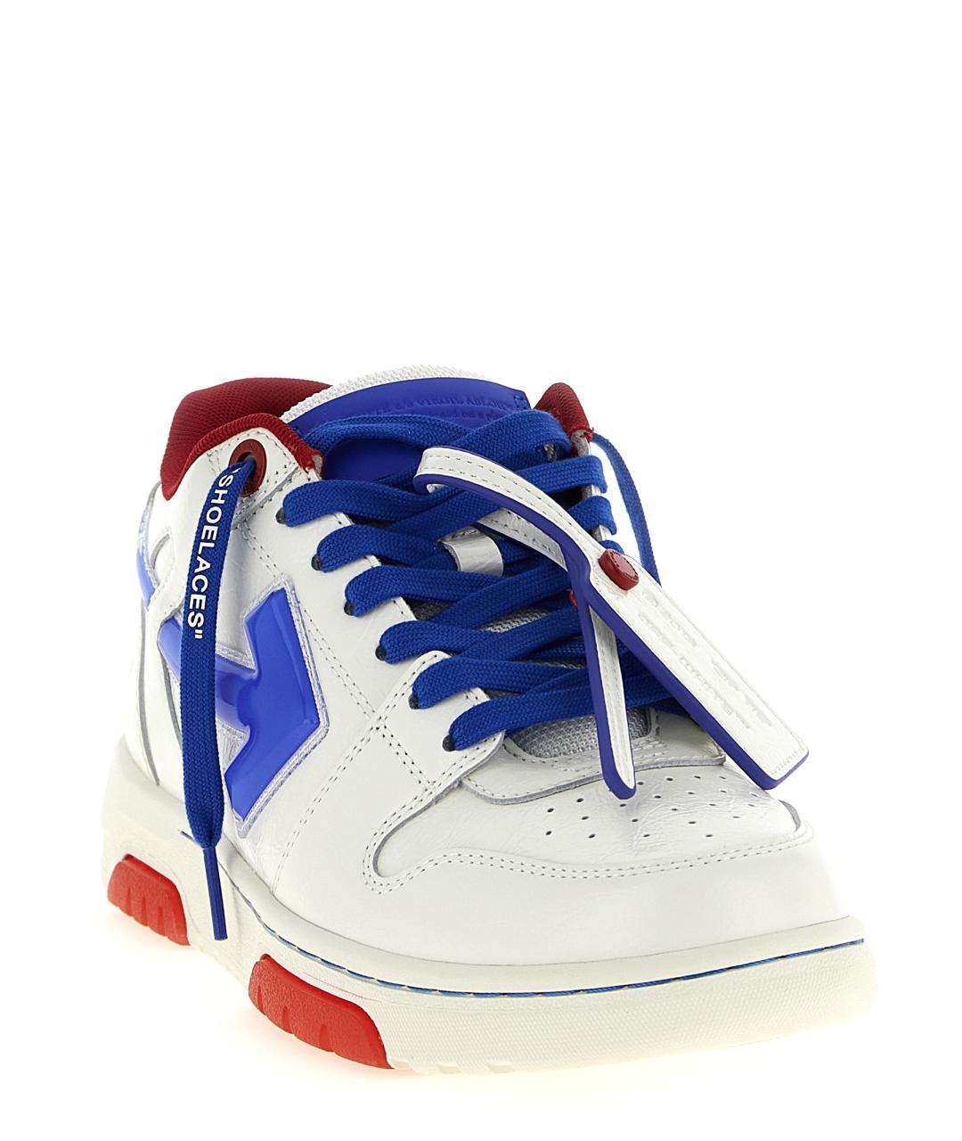 OFF-WHITE Белые низкие кроссовки / кеды, фото 3