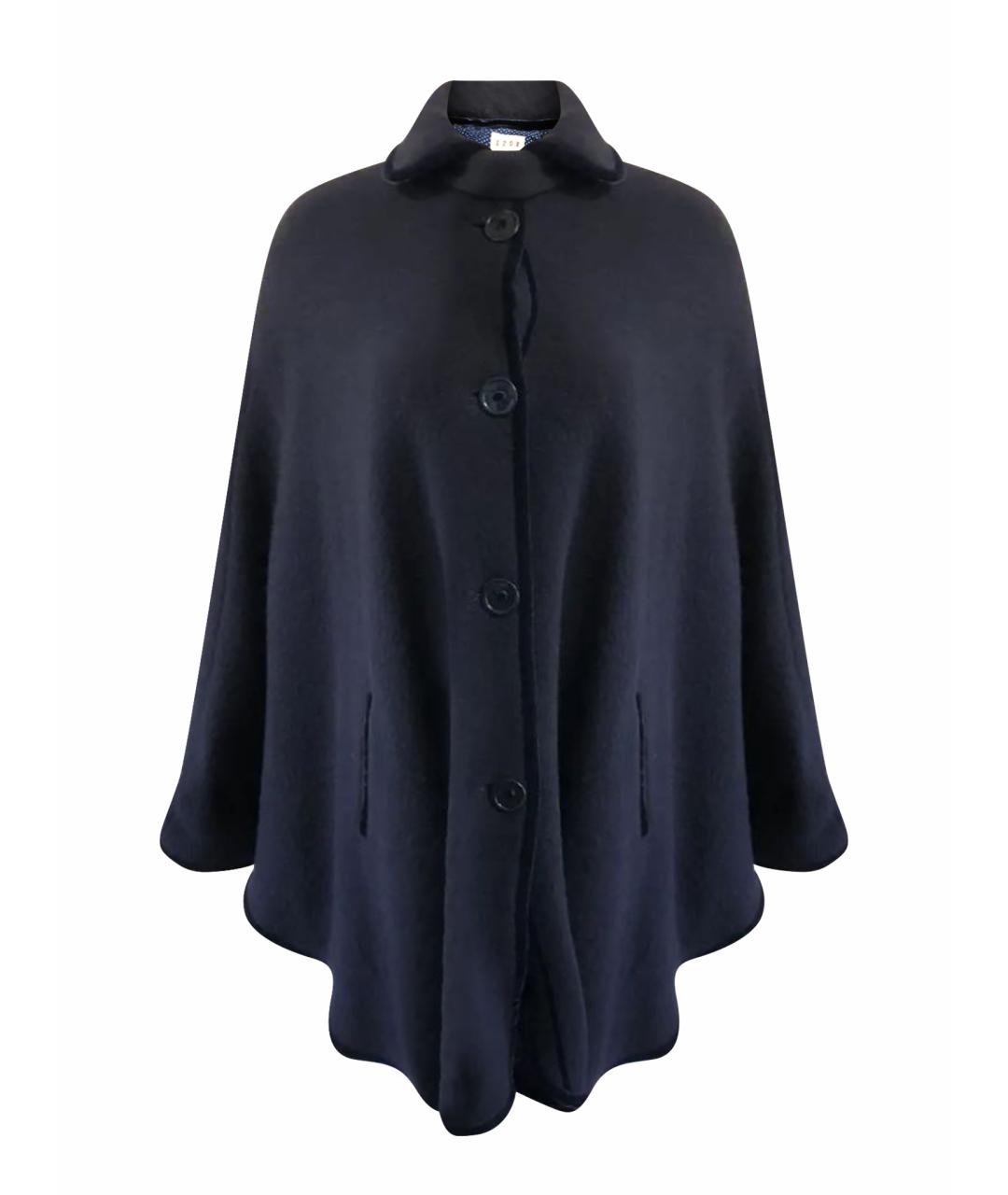 120% LINO Темно-синее шерстяное пальто, фото 1