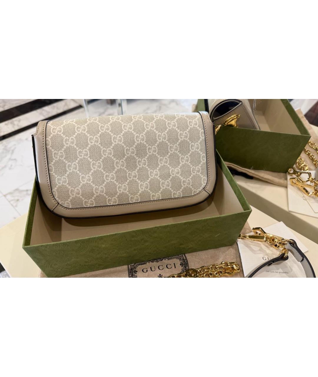 GUCCI Бежевая сумка через плечо, фото 3