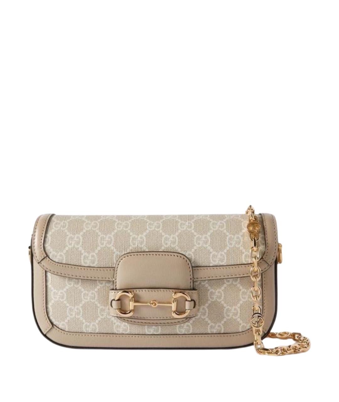 GUCCI Бежевая сумка через плечо, фото 1