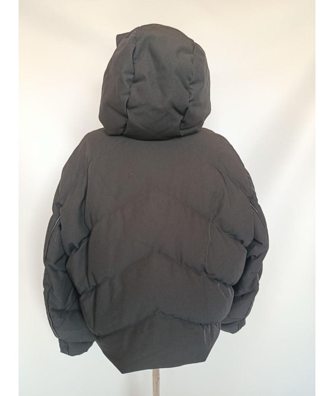 HERMES Черный полиамидовый пуховик, фото 6