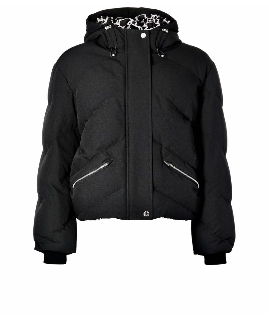 HERMES Черный полиамидовый пуховик, фото 9