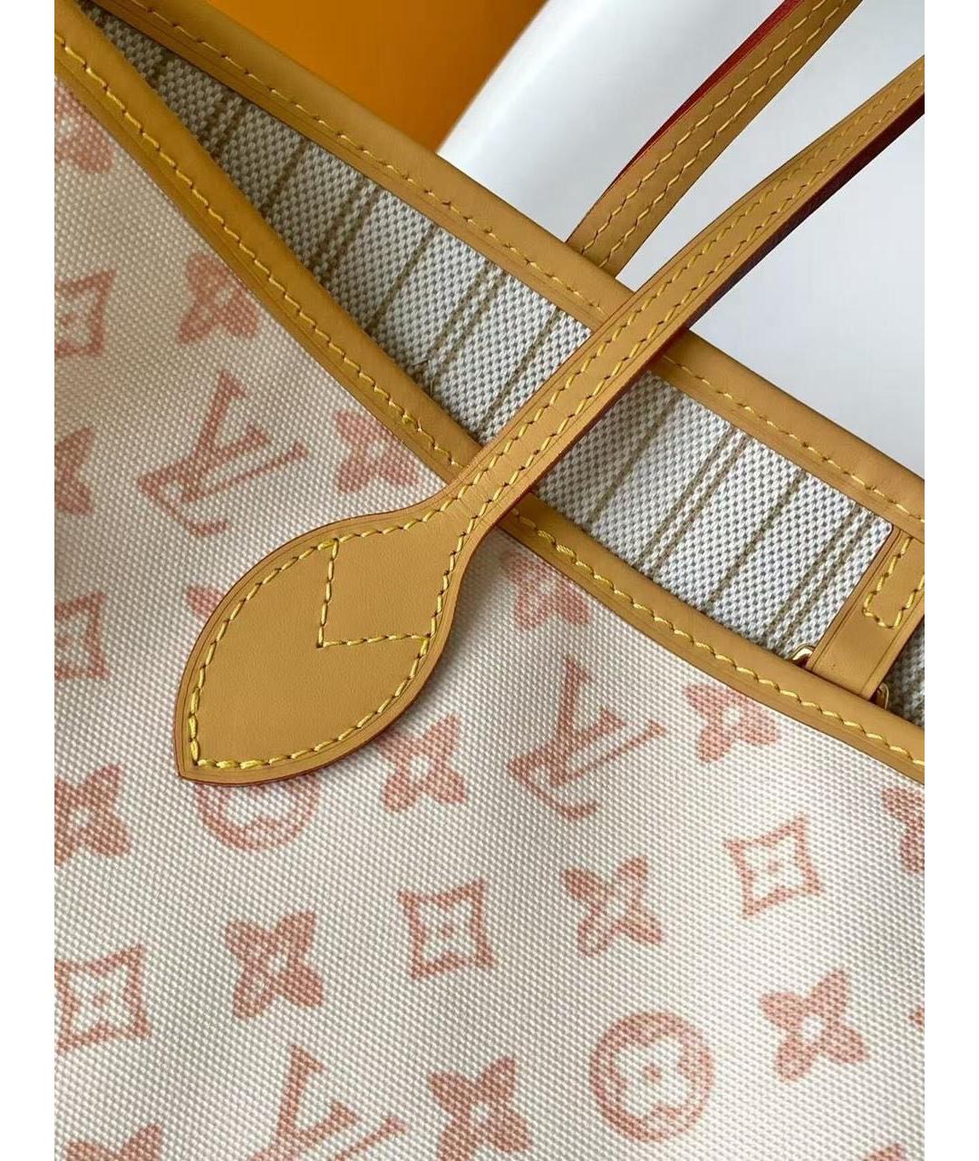 LOUIS VUITTON Бежевая сумка тоут, фото 5