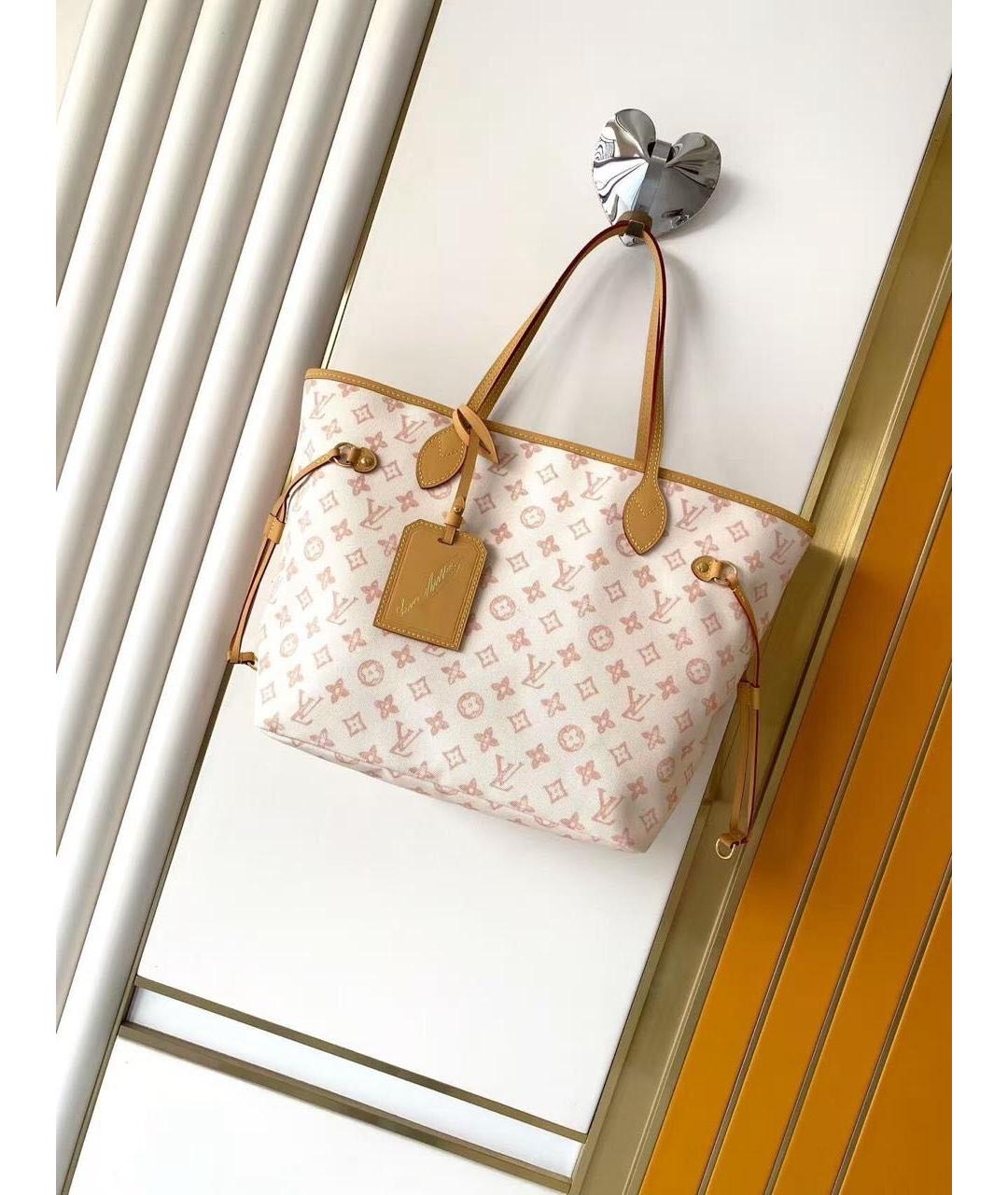 LOUIS VUITTON Бежевая сумка тоут, фото 7