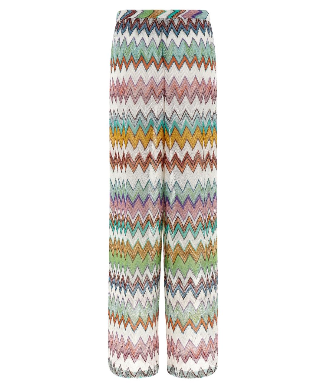 MISSONI Мульти вискозные прямые брюки, фото 2
