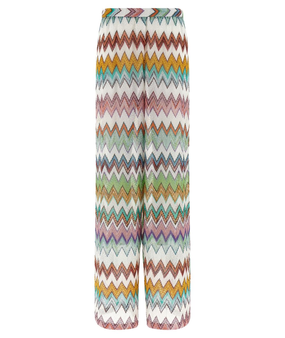 MISSONI Мульти вискозные прямые брюки, фото 1